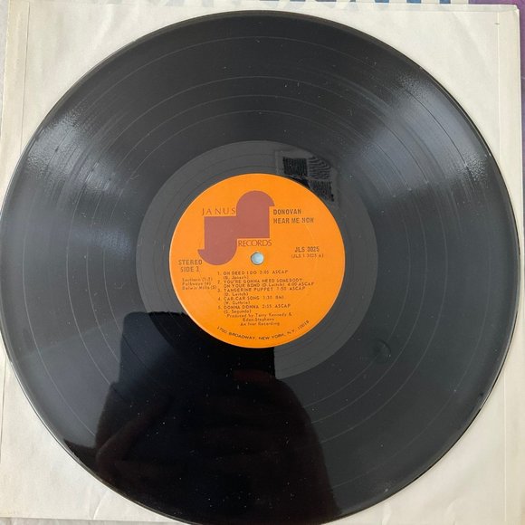 Donovan: Hear Me Now Vintage Vinyl Record - Picture 4 of 8